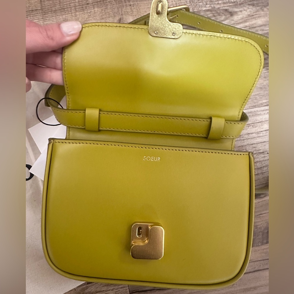 Souer Bell Very Mini Bag in mustard yellow - Picture 7 of 15